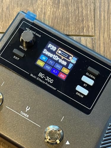 Image of BOINAUDIO BG300 Guitar Multi Effects Processor Pedal with Bluetooth, USB Audio Interface, IR Cabinet Support, Expression Pedal, 70 Effects for Electric Guitar
