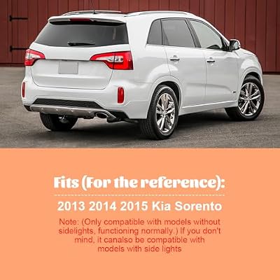 For 2013 2014 2015 Kia Sorento LED Rear Outer Tail Light Lamp Replacement Red Lens (Right Passenger Side)