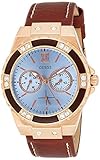 DE ALTA PRECISION Guess Reloj Análogo clásico para Unisex de Cuarzo con Correa en Cuero W0775L7