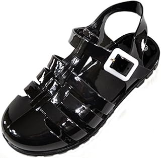 Absolute Footwear Childrens/Kids/Girls Summer/Garden/Beach/Holiday Jelly Shoes/Sandals - Black - Infant 5 UK