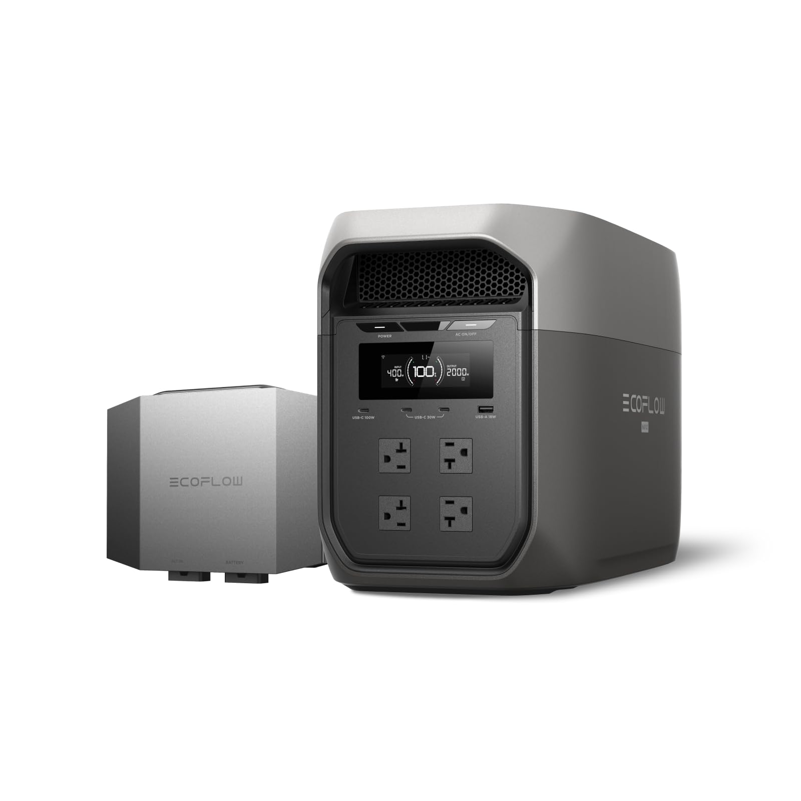 Amazon.co.jp: EcoFlow DELTA 3 Max ポータブル電源 2048Wh⁺600W