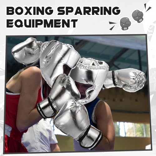 Image of Arrowbash Boxing Headgear and Gloves Set for Kids 6oz Boxing Gloves and Wrestling Headgear Sparring Equipment for Boxing Kickboxing Muay Thai BJJ Karate Training