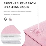 Ferkurn Laptop Case Sleeve 14 Inch Compatible with 14" MacBook Pro M4/M3/M2/M1, HP Pavilion 14 Chromebook 14A EliteBook X360 Probook, ASUS Vivobook,Lenovo Ideapad,Acer, Slim Computer Laptop Bag, Pink - Image 6