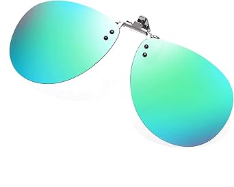 Polarized Clip on Sunglasses over Prescription Glasses Anti-Glare UV Protection Driving Fishing