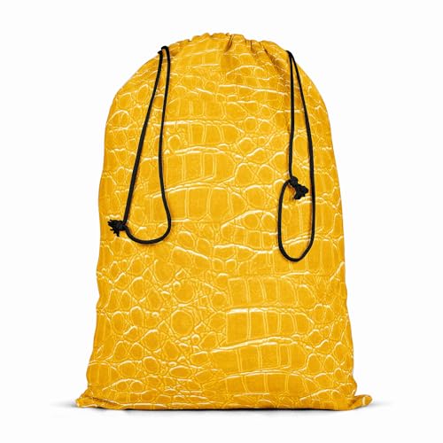 Image of ArtzFolio Crocodile Hide D5 | Reusable Sack Bag | Bag for Gym, Storage, Vegetable & Travel