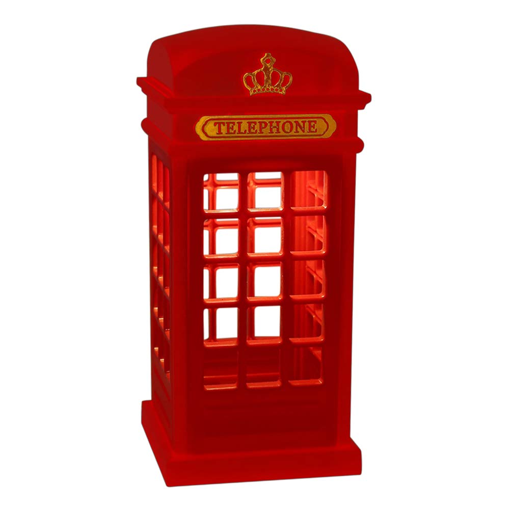 Dimmable Touch Night Lamp, Retro LED Telephone Booth, Home Decor Telephone Booth Shape, Desk Light for Students