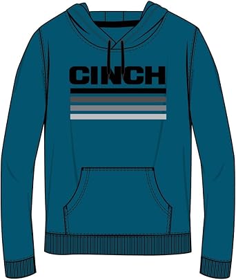 Cinch Western Sweatshirt Mens Hoodie Relaxed XXL Teal MWK1206031
