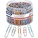 Paper Clip, 450PCS Vinyl Coated Paperclips, Rustproof & Nonskid, Medium 1.1" & Jumbo2" Office Clips for School Home Personal Business Document Organizing Work