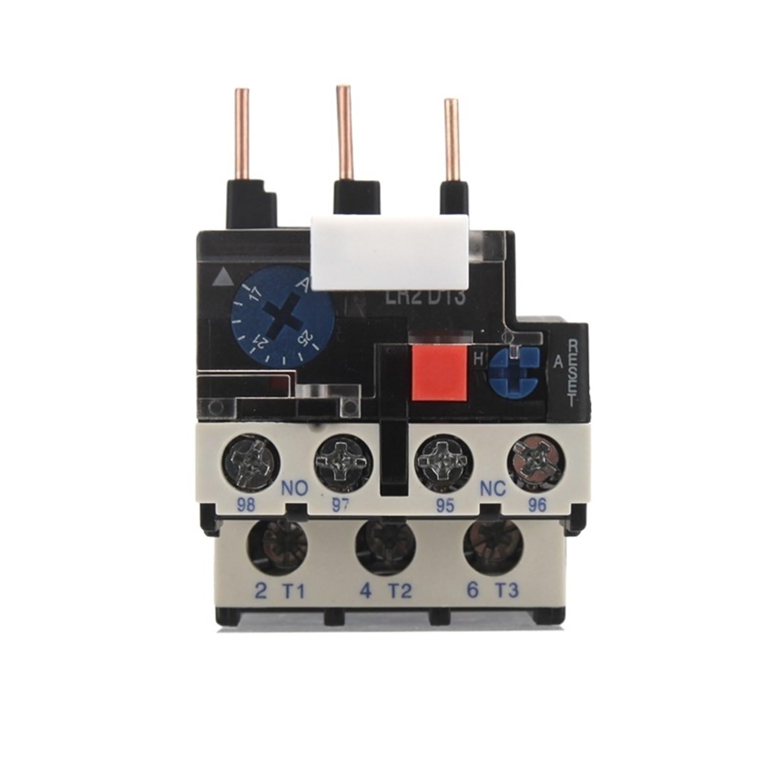GVBAEPIEO JR28-25 Thermal Overload Relay LR2D13 Adjustable Electric Relays 1.6A 2.5A 4A 8A 10A 13A 18A 25A(14-22A)