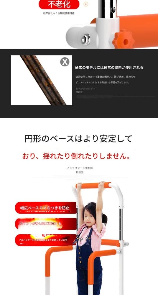Amazon | Acnivko ぶら下がり健康器 懸垂バー 室内鉄棒 子供用 大人用