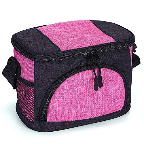 HMQINYI Insulated Lunch Bag Soft Cooler Bag Reusable Lunch Box Tote Bag