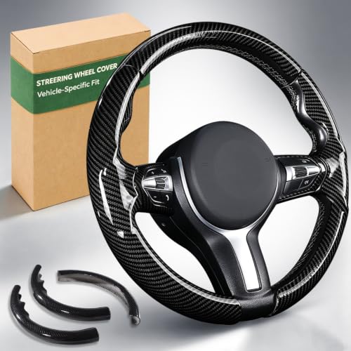 Aimato Customized Steering Wheel Cover for BMW(M Sport) X3 2014-2017/X5 2014-2018/3 Series 2012-2019/5 Series 2014-2016/328i 320i 330i 325i 528i 530i 535i 2 4 6 Series X2 X4 X6 M2 M4 M5 M6 Sport