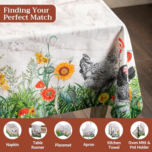 Maison d' Hermine Table Cloth Square Table Reusable 100% Cotton 60"x60" by Maison d' Hermine - Used condition - Image 4