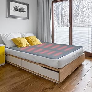 DD dedeo Graphene Heating Pad,Heating Mattress,0.2cm Ultrathin Blanket,72W,Machine Washable,Fast Heating,60*78inch for…