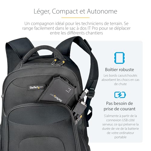 StarTech.com Adaptateur crash cart pour PC portable avec boîtier durable Console KVM USB avec transfert de fichier et acquisition vidéo Neuf - vue 10