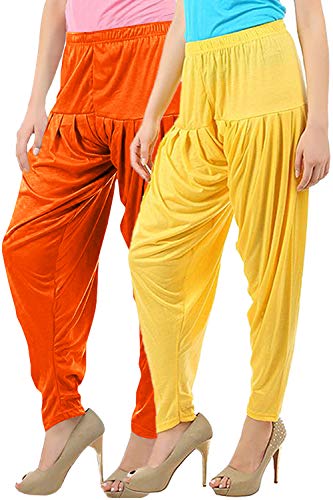 Image of Buy That Trendz Patiala Salwar for Women Relaxed Fit Viscose Patiyala Salwar Harem Bottom Pants