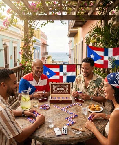Set de Dominó Puerto Rico & República Dominicana Deluxe miniatura 3