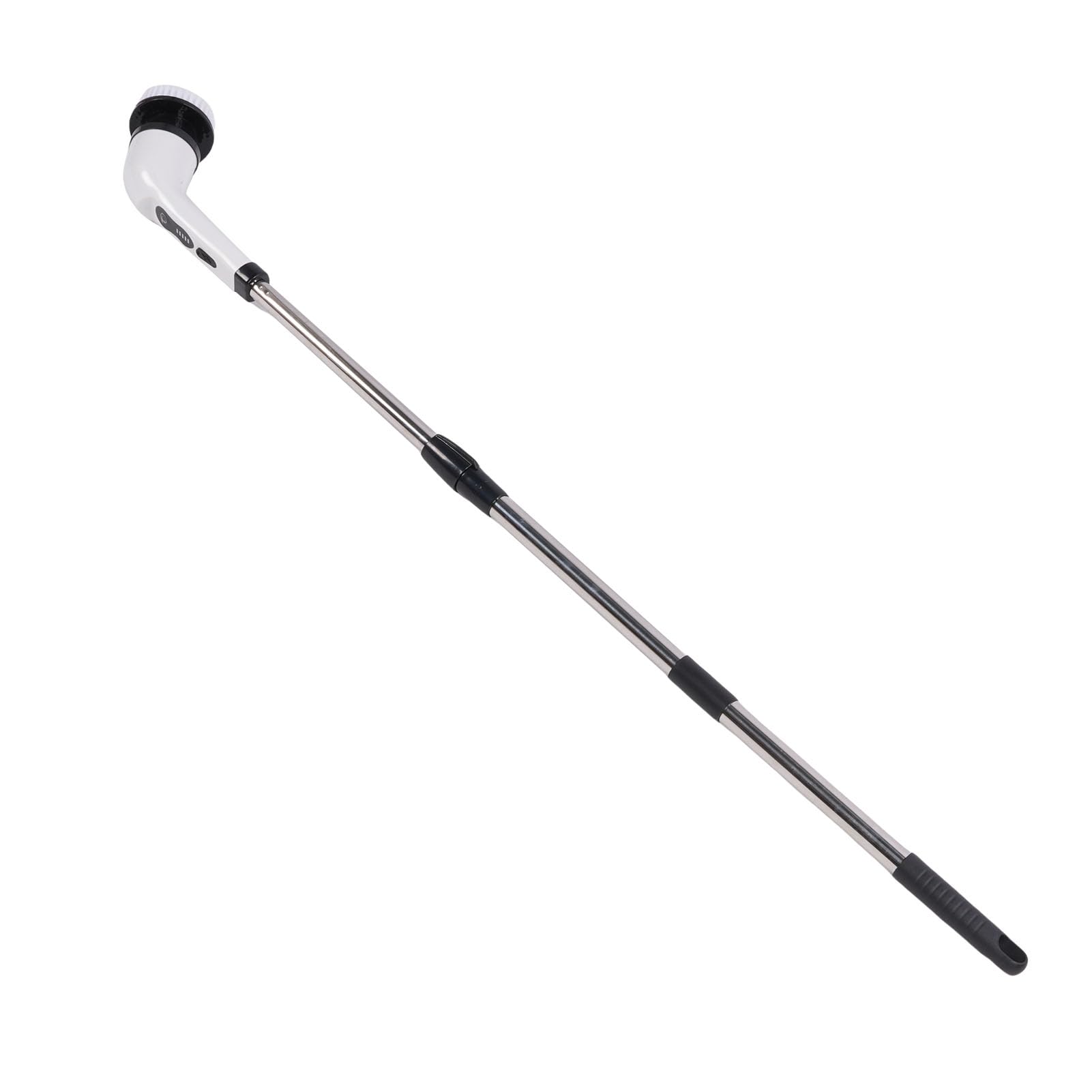 Estropajo eléctrico para baño, IPX7, resistente al agua, con 9 cabezales intercambiables, mango telescópico para suelos, muebles, cocina, coches e interiores