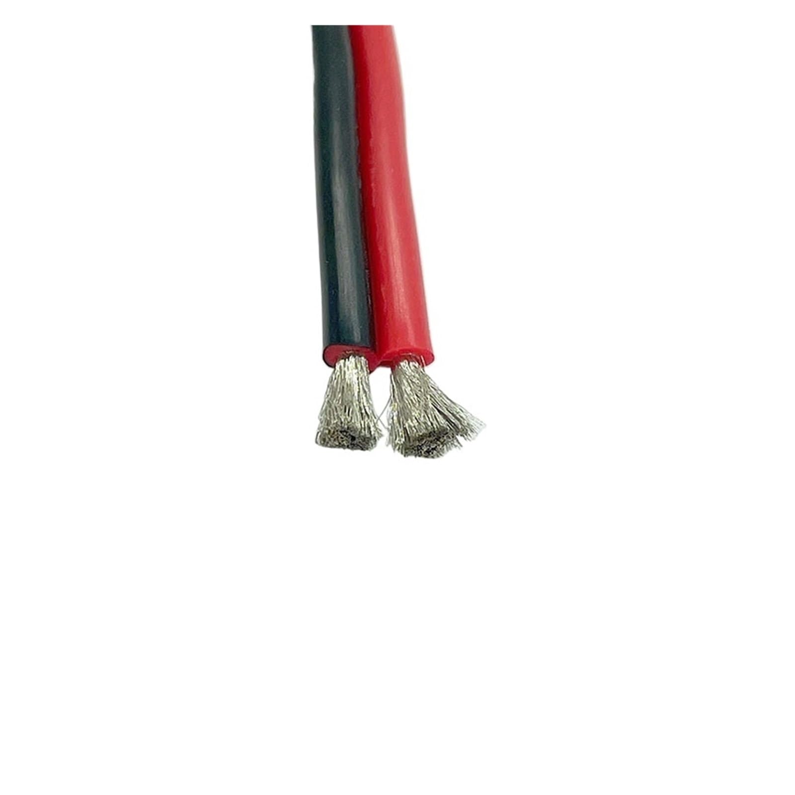 Xuro Cable de extensión de 2 pines rojo y negro de PVC o silicona, calibre 28 AWG, 26 AWG, 24 AWG, 22 AWG, 20 AWG, 18 AWG, 16 AWG, cobre estañado for uso doméstico.(2Pin silicone,10M-32.8FT_16 AWG)