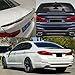 KHK G30 Trunk Spoiler, Carbon Fiber Pattern Car Rear Trunk Tail Spoiler, MP Style Rear Wing Spoiler Fits for 2017-2023 BMW 5-Series G30 520i 530i 540i / F90 M5 Sedan