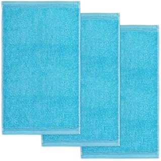 möve Superwuschel ręcznik 30 x 30 cm ze 100% bawełny, lagoon zestaw 3 sztuk