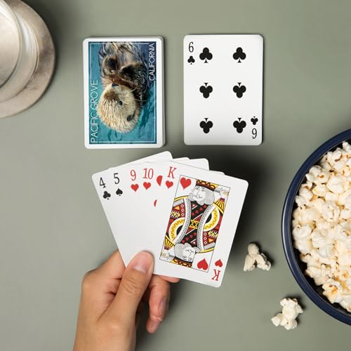 Baraja de 52 cartas Poker Pacific Grove Sea Otter miniatura 2