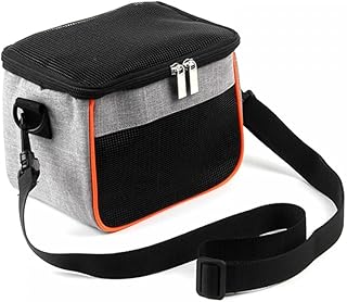 Hamster Carrier Bag,Portable Guinea Pig Travel Pouch Breathable Hamster Outgoing Bag with Adjustable Strap for Hedgehog Squirrel Guinea Hamster Pig Small Animals