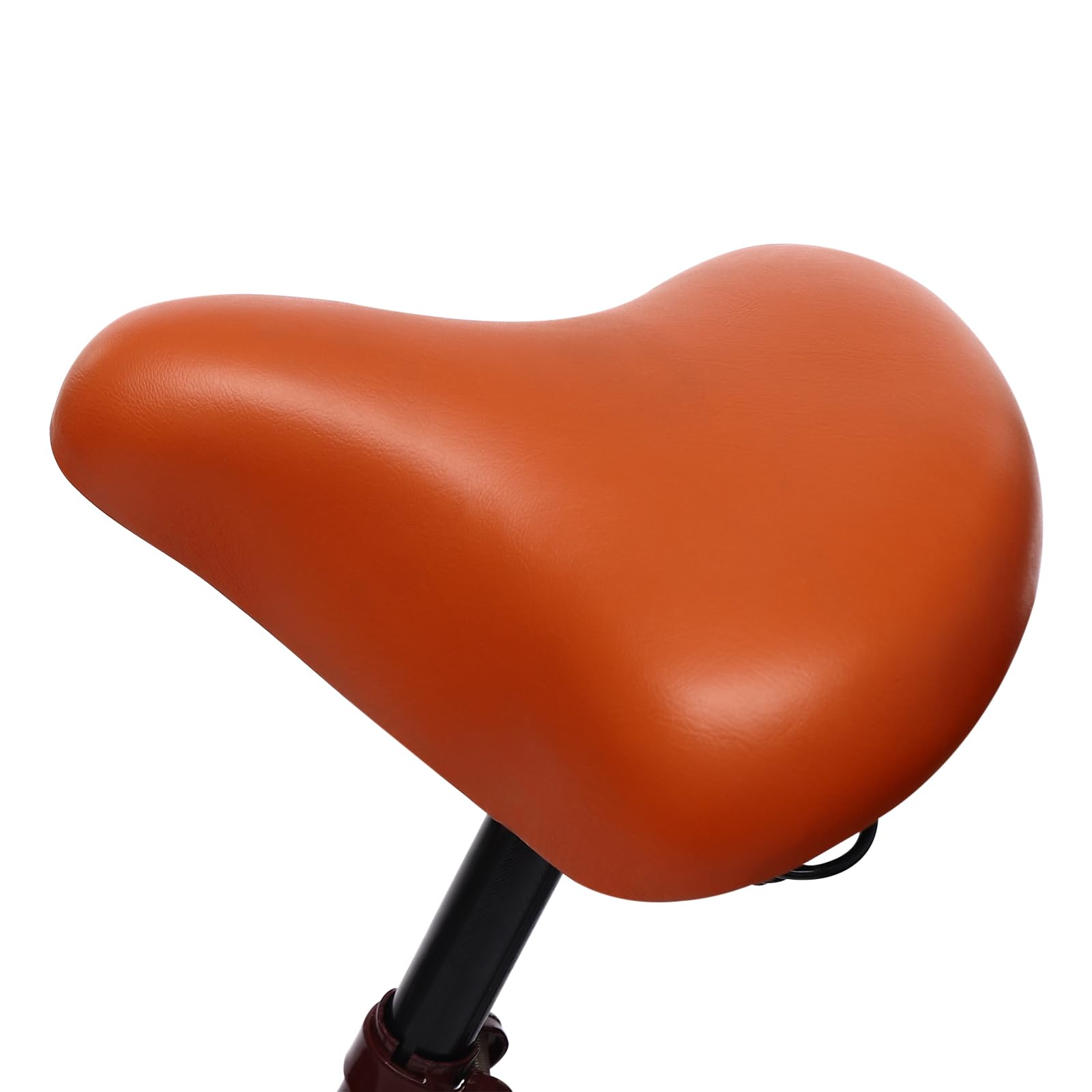 17 Zoll Dreirad für Erwachsene, 3 Räder Fahrrad, Dreirad-Fahrrad, Cruise Bikes mit Einkaufskorb, Seniorenfahrrad für Reisen, Einkaufen, Hochkohlenstoffstahl und Aluminiumlegierung (Rot)