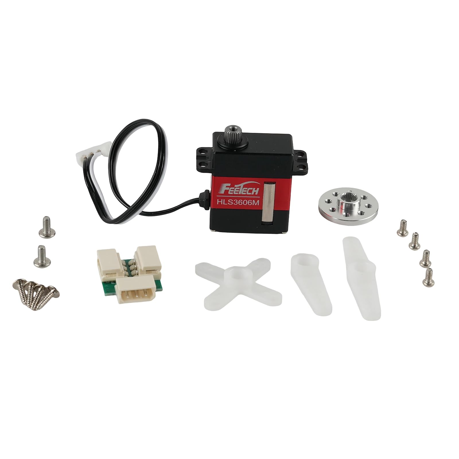 HLS3606M Servomotor mit hohem Drehmoment, 6 kg, 360-Grad-Drehung, magnetischer Encoder, Einzelwelle, serieller Bus kompatibel für Roboterarm-Anwendungen