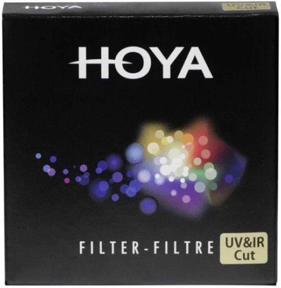 Hoya UV-IR Cut Screw-in Camera Lens Filter – 58mm Filter Blocks UV Below 390nm & IR Above 700nm – Multi-Coated Optical Glass & Slim Frame for Digital and Film Cameras