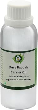 R V Essential Pure Baobab Carrier Oil 630ml 21oz- Adansonia Digitata 100% Pure and Natural Cold Pressed