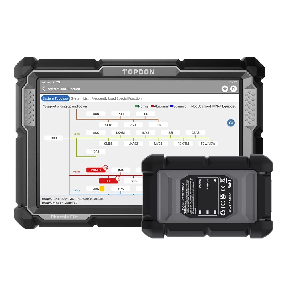 Topdon Phoenix Elite is a professional-grade diagnostic scanner that offers OE-level quality.