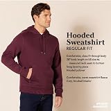 Amazon Essentials Men's Bluza polarowa z kapturem (dostępna w wersjach Big i Tall), Czarny wrzos, L