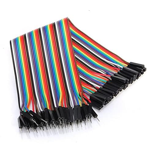 Prakti Male to Female Jumper Wires Breadboard DuPont 2.54MM 1P-1P - Pack of 20 (B0C86QVK2P) Amazon Price History, Amazon Price Tracker