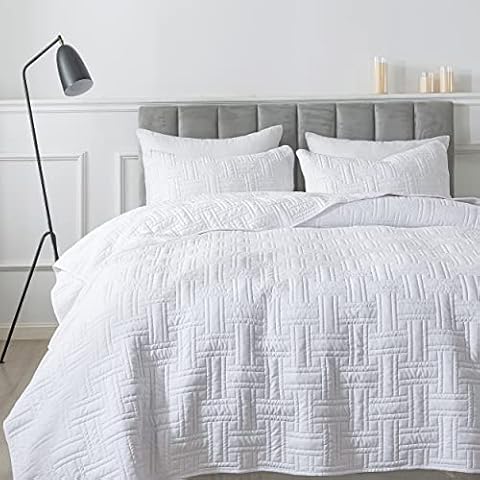 R.SHARE Queen Size Microfiber Quilt Set Cover