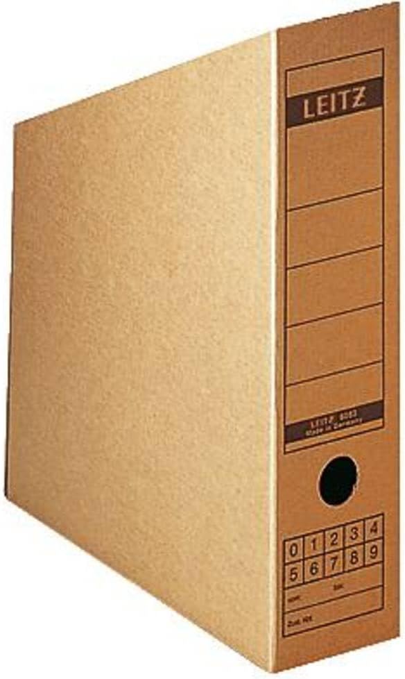 Leitz Premium Archiving Magazine File, Spine Width 80 mm, A4, Brown