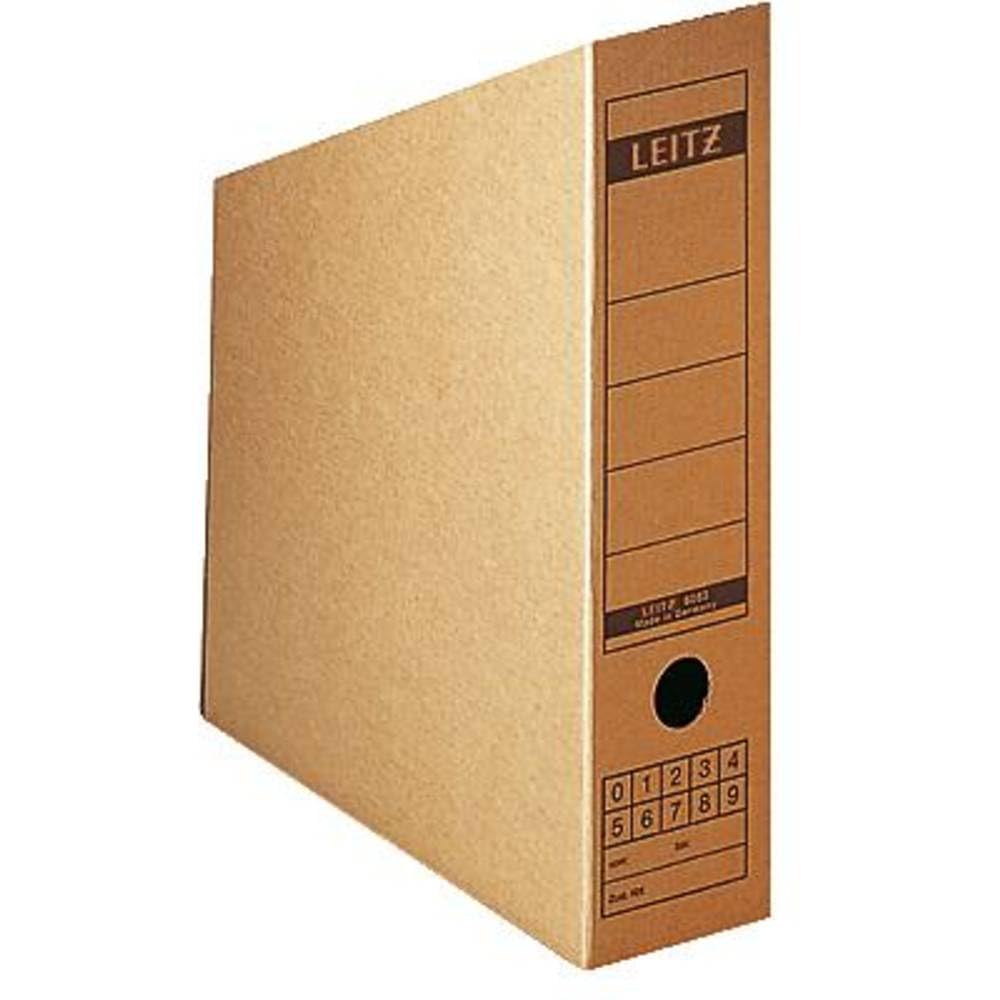 Leitz - Revistero (80 mm), color marrón