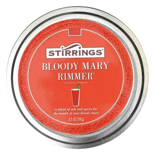 Stirrings 1 Pack Bloody Mary Cocktail Rimmer - Easy to Rim a Glass - Specialty Sugar and Salt Drink Rimmers