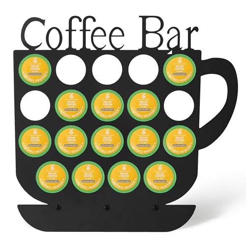 GwaOery Soporte para cápsulas de café, soporte para cápsulas de café Nespresso, solución que ahorra espacio para los amantes del café, organizador de cocina, estante de almacenamiento de cápsulas de