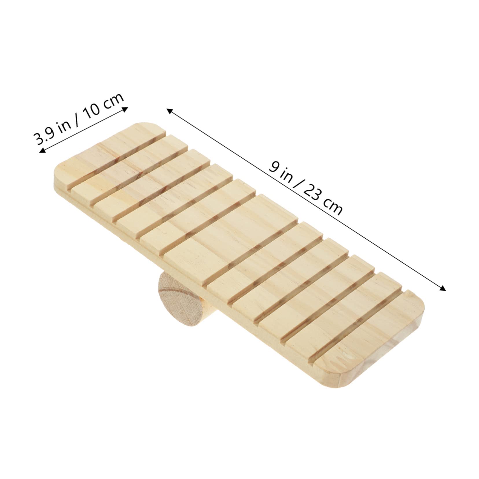 INOOMP Kauspielzeug aus Holz für Hamster Meerschweinchen und Kaninchen Beißring als Futterspielzeug für Kleine Haustiere