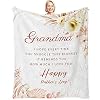 Grandma Gifts for Mothers Day, Best Mother’s Day Grandma Gifts, Mother s Day Grandma Gifts from Granddaughter or Grandson, Great Mother Day Grandmas Gift from Grandkids Throw Blanket 60 x 50 Inch