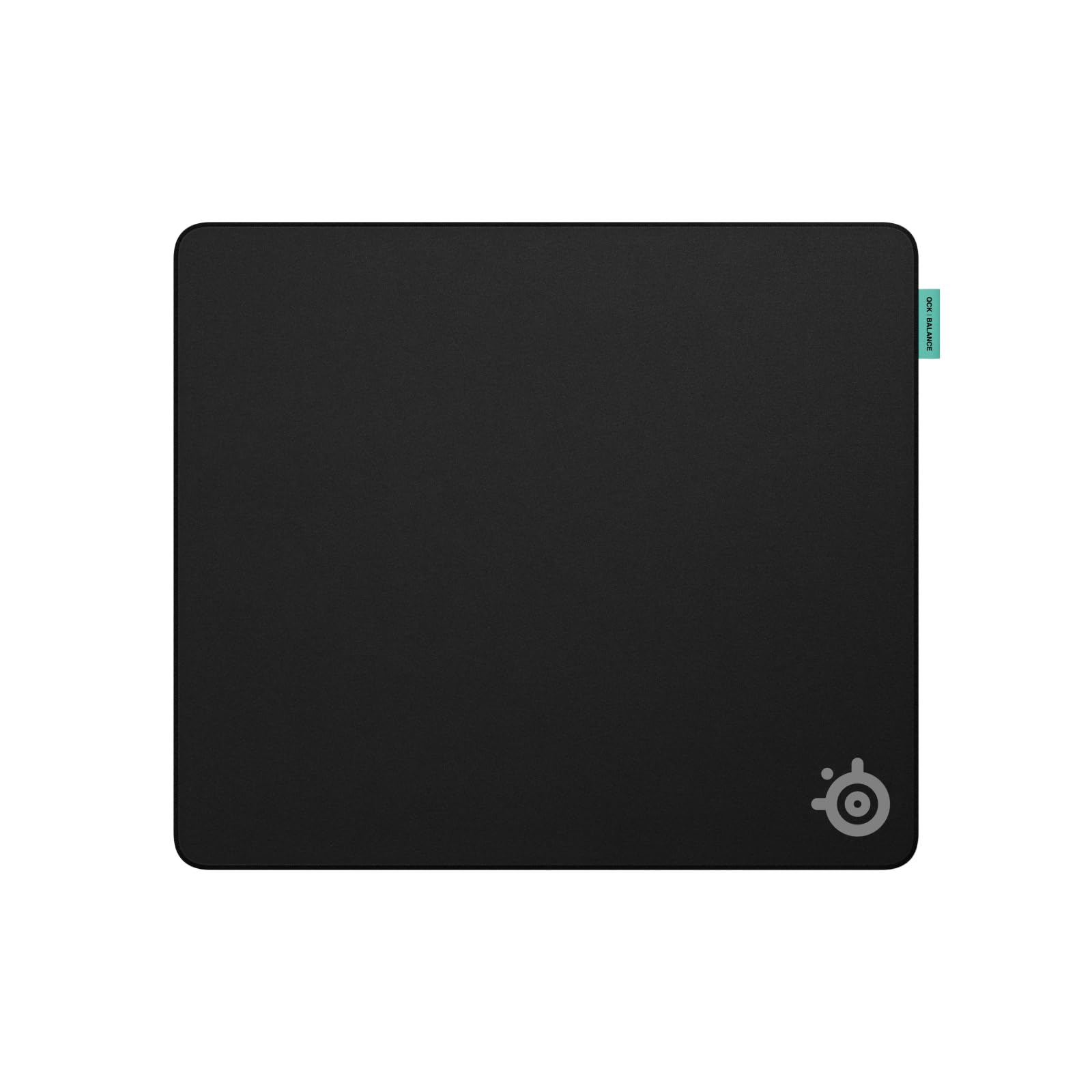 SteelSeries tapis de souris gaming QcK L Performance Balance - Densité élevée pour une glisse fluide - Bords cousus à profil bas - Base antidérapante en néoprène - Taille 490 x 420 mm -FPS, MOBAs, RTS