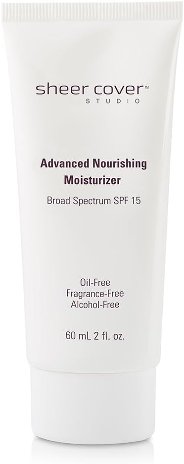 Sheer Cover – Advanced Nourishing Moisturizer SPF 15 – Oil-Free Daily Facial Moisturizer – 2 fl. oz.