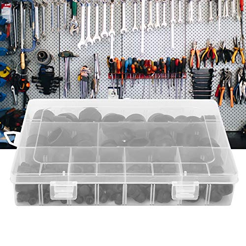 Couvertures de boulons, 6 Tailles Bouchons de vis Protection contre les écrous à dôme en plastique Kit d'assortiment pour les noix de maïs Hex M4 M5 M6 M8 M10 M12 Fixations Hardware Nylon Insert Nut pour filetage intérieur extérieur Hexagon Rods Studs