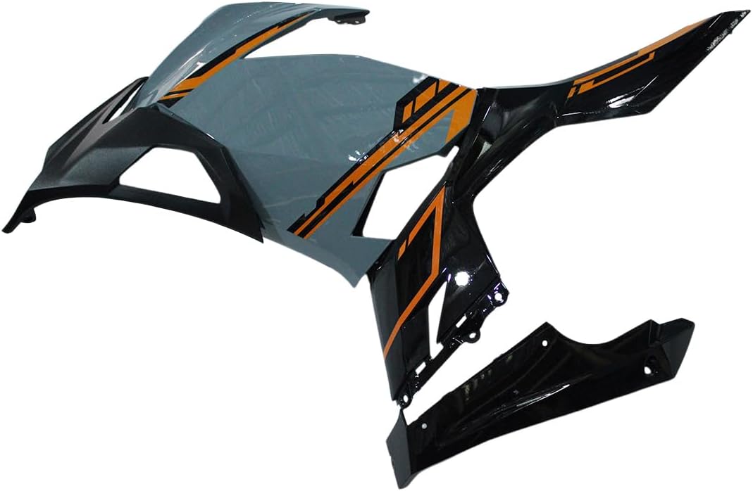 Grey Orange Black Injection Fairing Kit Fit for Kawasaki Ninja 400 EX400R 2018 2019 2020 2021 2022 2023 NINJA 400 18 19 20 21 22 23 ABS Plastics Fairings Bodywork Body Kit Body Frame