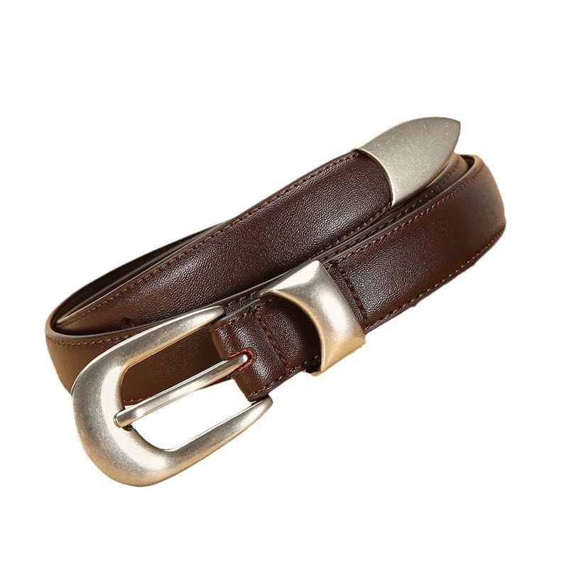 Leather Belt Ladies Decorative Suit Thin Belt Cowhide2
