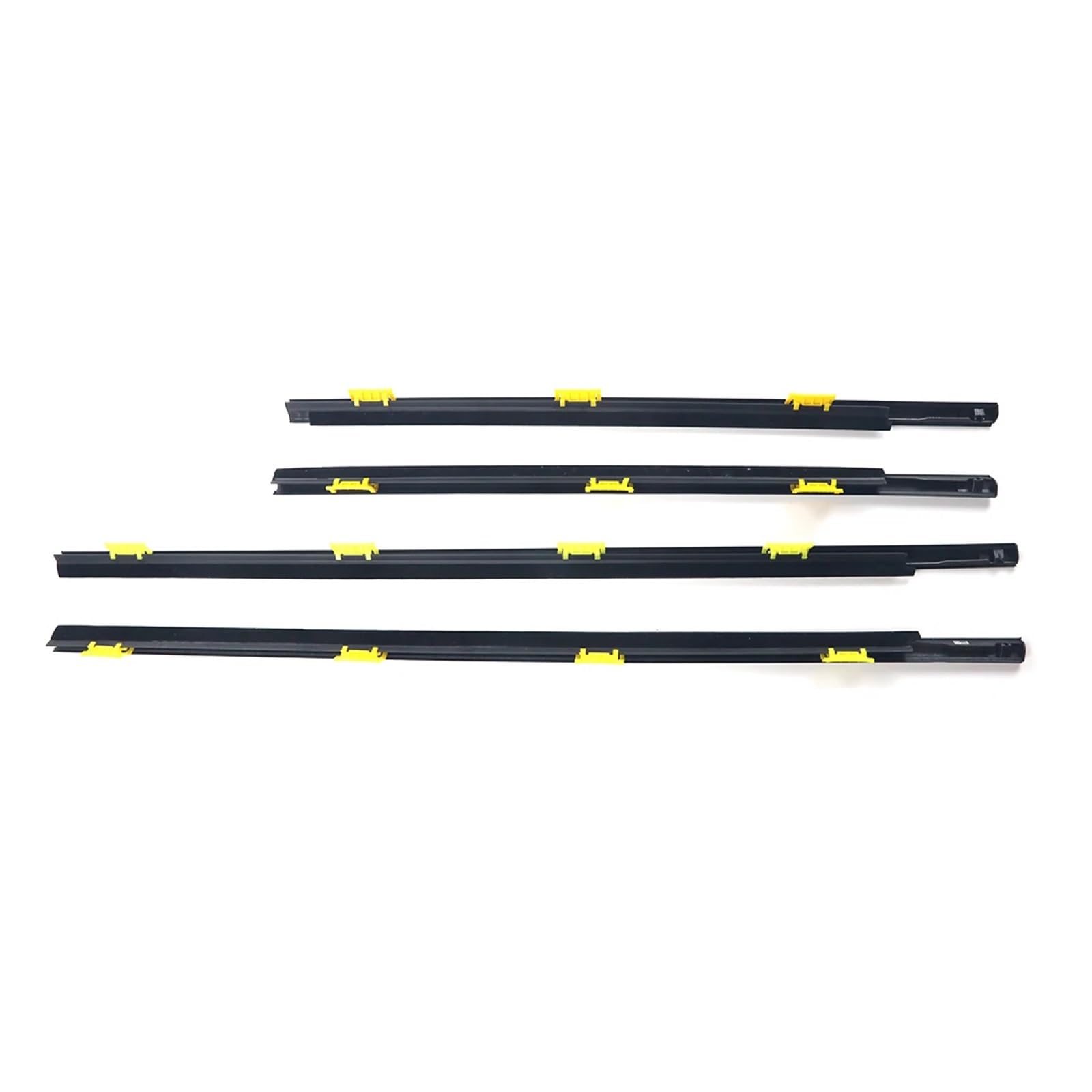 for CR-V for CRV 2002-2006 4PCS Car Outer Windows Rubber Weatherstrip Waterproof Pressure Strip Car Door Seal Protector