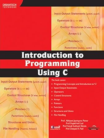 Amazon.com: Introduction to Programming using C eBook : Abhijeet ...