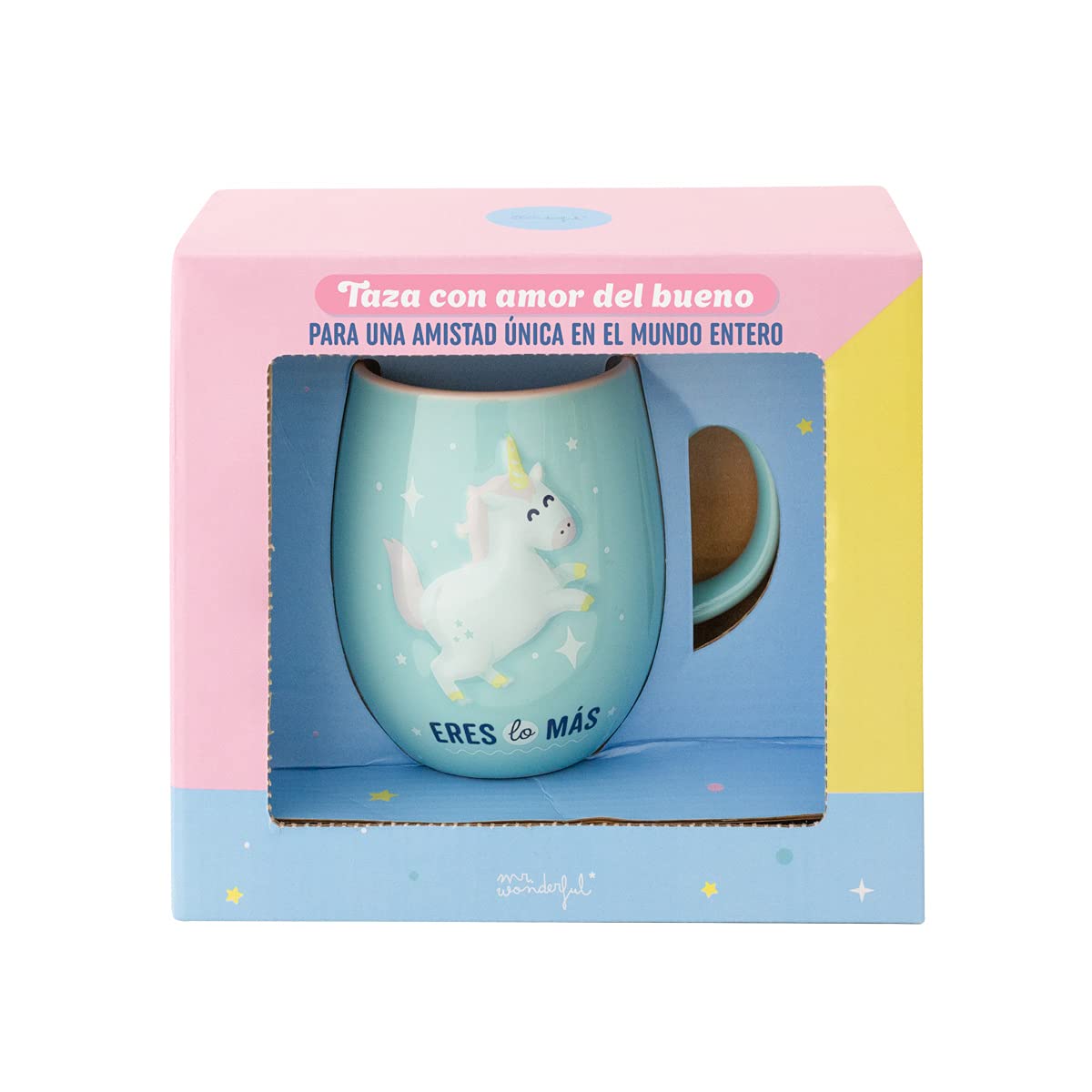Mr. Wonderful Tasse „Vielen Dank Für Unendliche Dank“ – 37 Cl, Spülmaschinenfest & Bunt