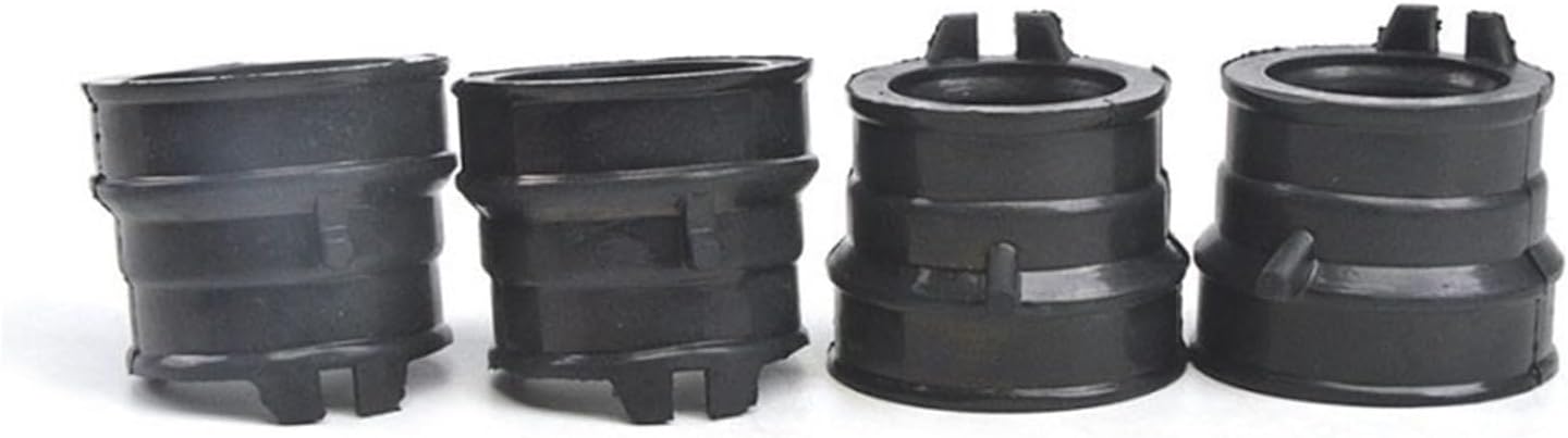 for 250cc 400cc Models, Compatible with CBR250, CB400, MC14, MC17, MC19, MC22 Engine Motorcycle Carburetor Intake Manifold Gasket(4pcs)